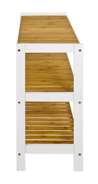 HAKU Möbel Schuhregal aus Bambus in Braun, 70 x 26 cm, H 55 cm