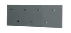 HAKU Möbel Wandgarderobe aus MDF 80 x 6 x 30 cm in Chrom, Grau
