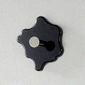 HAKU Möbel Garderobenhaken aus MDF kratzunempfindlich in Chrom, Schwarz