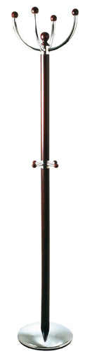 HAKU Möbel Garderobenständer aus Massivholz in Braun 35 x 175 cm