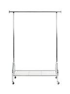 HAKU Möbel Rollgarderobe aus Metall in Silber