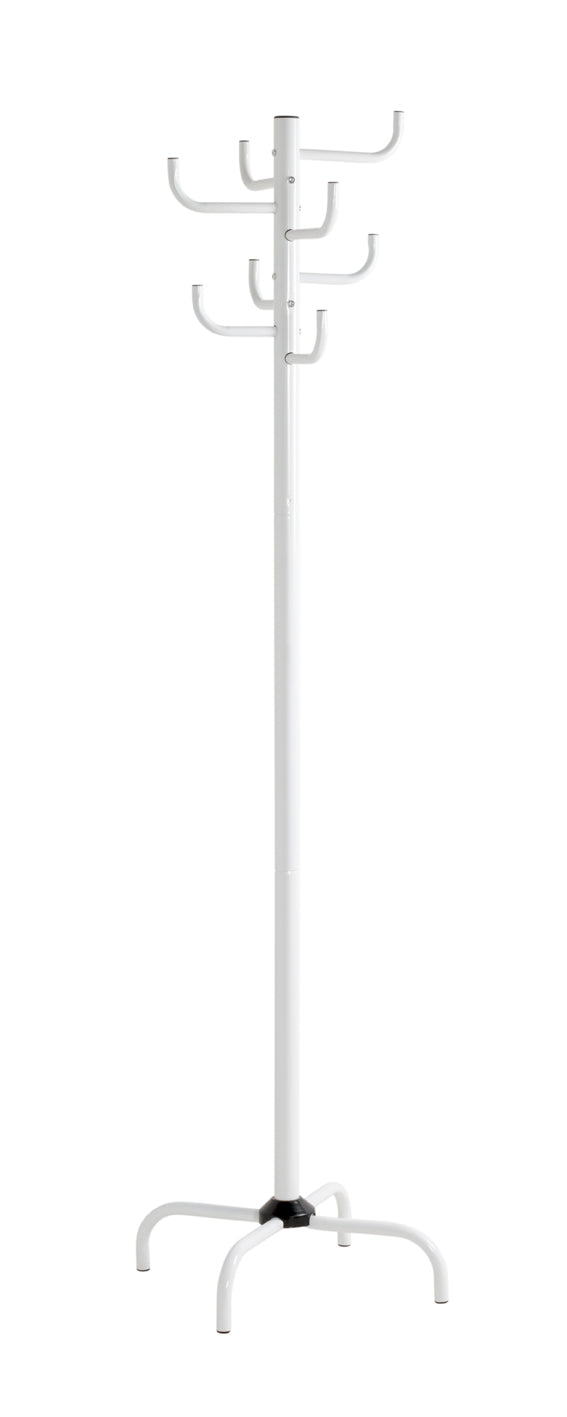HAKU Möbel Garderobenständer aus Metall in Weiss 37 x 180 cm