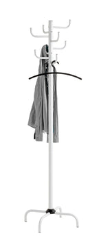 HAKU Möbel Garderobenständer aus Metall in Weiss 37 x 180 cm