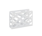 HAKU Möbel Zeitungsständer aus Metall 35 x 10 x 26 cm in Weiss