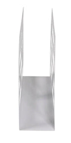 HAKU Möbel Zeitungsständer aus Metall in Weiss 35 x 10 x 26 cm