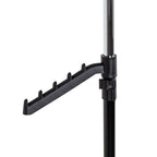 HAKU Möbel Rollgarderobe aus Metall höhenverstellbar in Schwarz