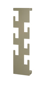 HAKU Möbel Wandgarderobe aus Metall 15 x 8 x 60 cm in Grün (Schilfgrün)