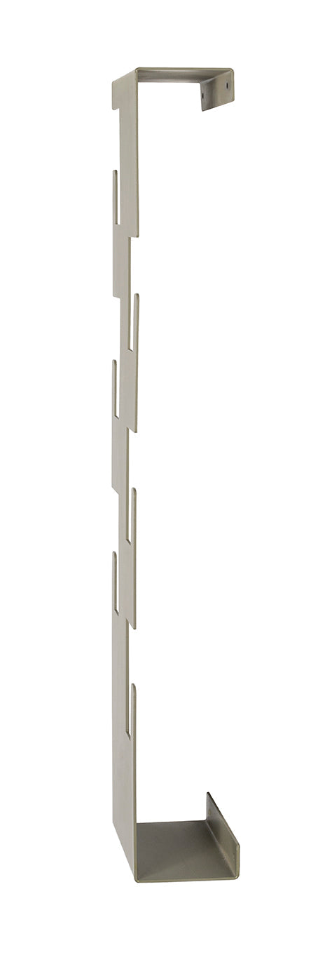 HAKU Möbel Wandgarderobe aus Metall 15 x 8 x 60 cm in Grün (Schilfgrün)