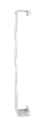HAKU Möbel Wandgarderobe aus Metall 15 x 8 x 60 cm in Weiss