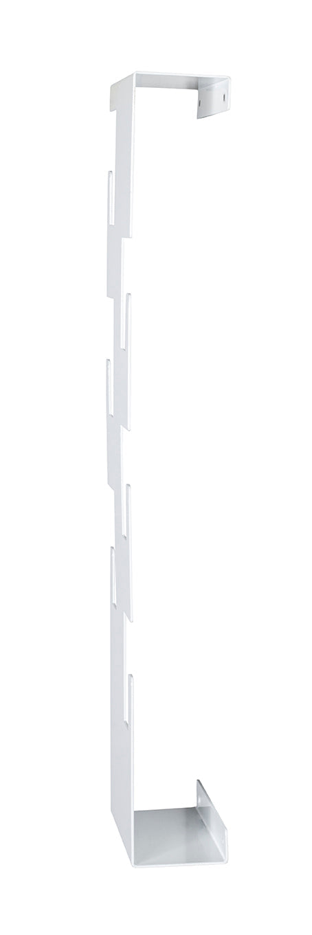 HAKU Möbel Wandgarderobe aus Metall 15 x 8 x 60 cm in Weiss