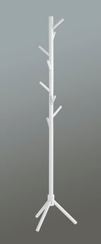 HAKU Möbel Garderobenständer aus Massivholz in Weiss