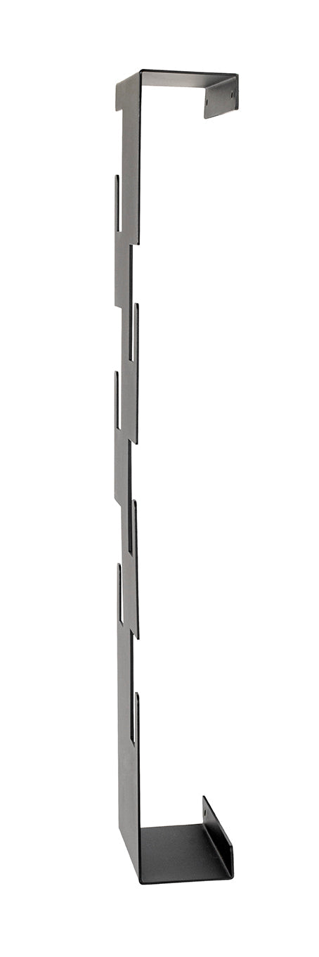 HAKU Möbel Wandgarderobe aus Metall 15 x 8 x 60 cm in Schwarz