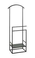 HAKU Möbel Herrendiener aus Metall in Schwarz 47 x 26 x 128 cm