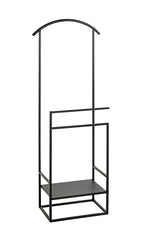 HAKU Möbel Herrendiener aus Metall in Schwarz 47 x 26 x 128 cm