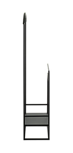 HAKU Möbel Herrendiener aus Metall in Schwarz 47 x 26 x 128 cm