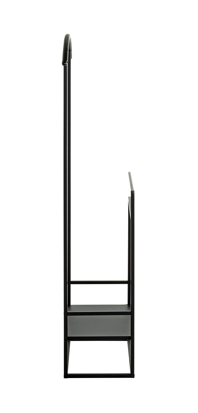 HAKU Möbel Herrendiener aus Metall in Schwarz 47 x 26 x 128 cm