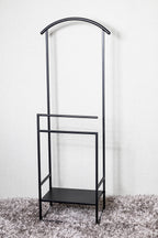 HAKU Möbel Herrendiener aus Metall in Schwarz 47 x 26 x 128 cm