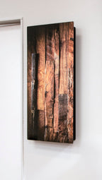 HAKU Möbel Schlüsselkasten aus Metall in Braun 20 x 4 x 40 cm
