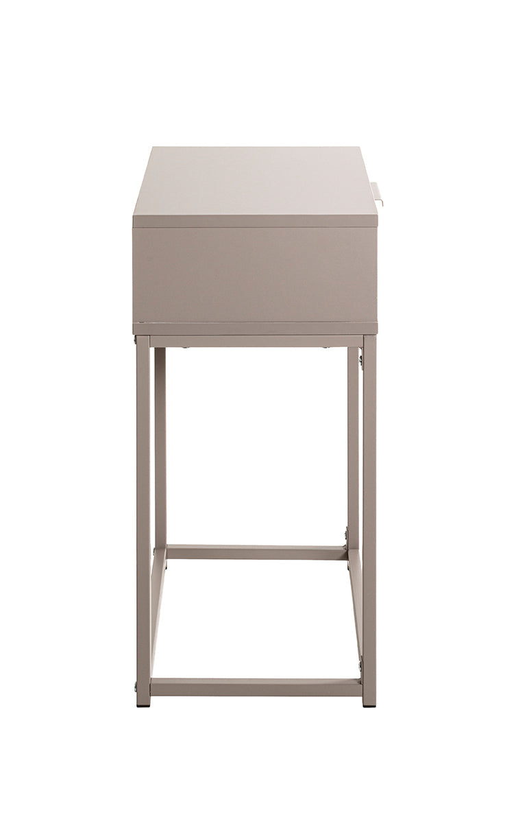 HAKU Möbel Konsole aus Holzwerkstoff kratzbeständig in Beige 40 x 28 x 60 cm