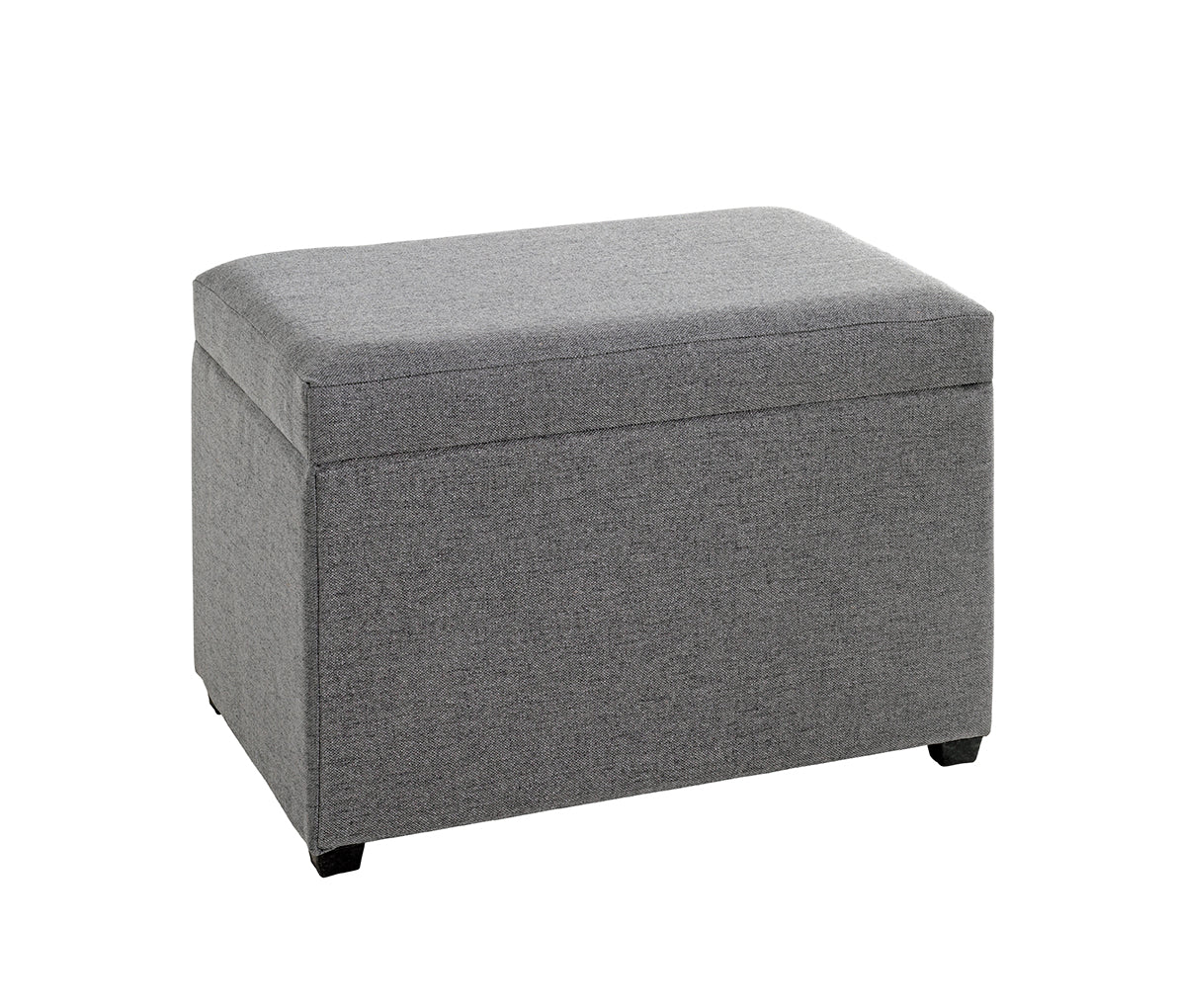 HAKU Möbel Sitztruhe aus Textil klappbar in Anthrazit 58 x 39 x 42 cm