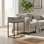 HAKU Möbel Konsole aus Holzwerkstoff kratzbeständig in Beige 40 x 28 x 60 cm