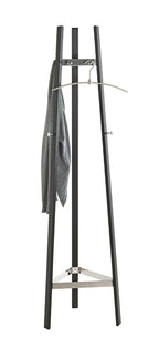 HAKU Möbel Garderobenständer aus Metall in Schwarz 47 x 47 x 177 cm