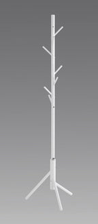 HAKU Möbel Garderobenständer aus Metall 48 x 173 cm in Weiss