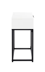 HAKU Möbel Konsole aus Holzwerkstoff kratzbeständig 40 x 28 x 60 cm in Schwarz, Weiss