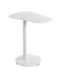 HAKU Möbel Beistelltisch aus Metall massiv 53 x 38 x 60 cm in Weiss
