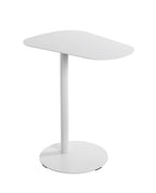 HAKU Möbel Beistelltisch aus Metall massiv 53 x 38 x 60 cm in Weiss