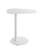 HAKU Möbel Beistelltisch aus Metall massiv 53 x 38 x 60 cm in Weiss