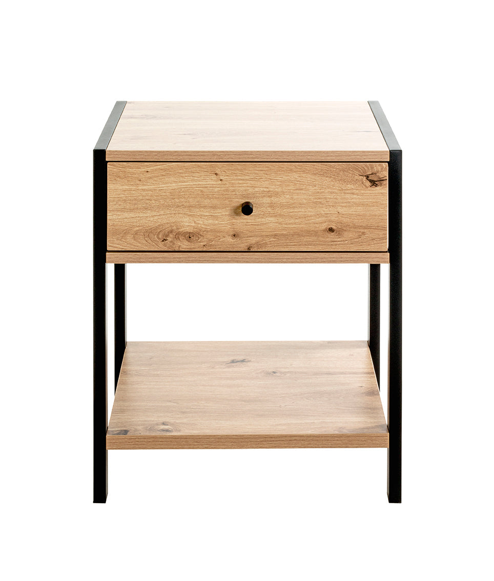 HAKU Möbel Konsole aus MDF kratzbeständig in Braun 48 x 43 x 60 cm