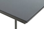 HAKU Möbel Beistelltisch aus MDF kratzbeständig in Schwarz