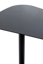 HAKU Möbel Beistelltisch aus Metall massiv 53 x 38 x 60 cm in Schwarz