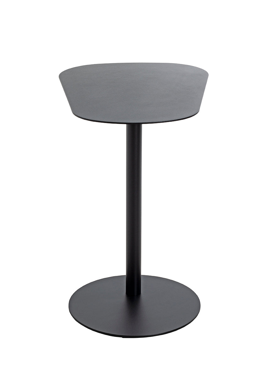 HAKU Möbel Beistelltisch aus Metall massiv 53 x 38 x 60 cm in Schwarz