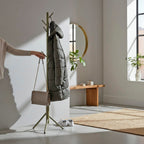 HAKU Möbel Garderobenständer aus Metall 48 x 173 cm in Grün