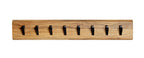 HAKU Möbel Wandgarderobe aus Massivholz Baumkante in Braun B 90 cm H 15-36 cm, 90 x 9 cm, H 15 cm