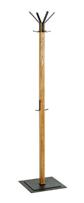 HAKU Möbel Garderobenständer aus Massivholz in Braun 40 x 40 x 180 cm