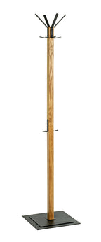 HAKU Möbel Garderobenständer aus Massivholz in Braun 40 x 40 x 180 cm