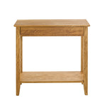HAKU Möbel Konsole aus Massivholz Kippschutz in Braun 75 x 35 x 75 cm
