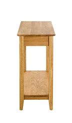 HAKU Möbel Konsole aus Massivholz Kippschutz in Braun 75 x 35 x 75 cm