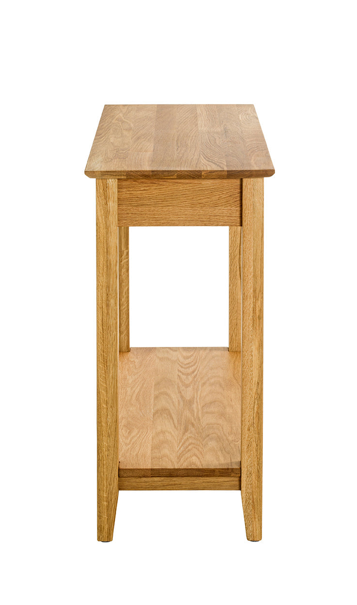HAKU Möbel Konsole aus Massivholz Kippschutz in Braun 75 x 35 x 75 cm