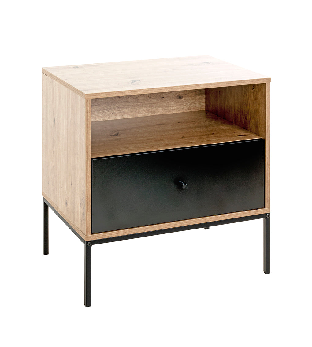 HAKU Möbel Konsole aus MDF kratzbeständig in Braun 55 x 42 x 60 cm
