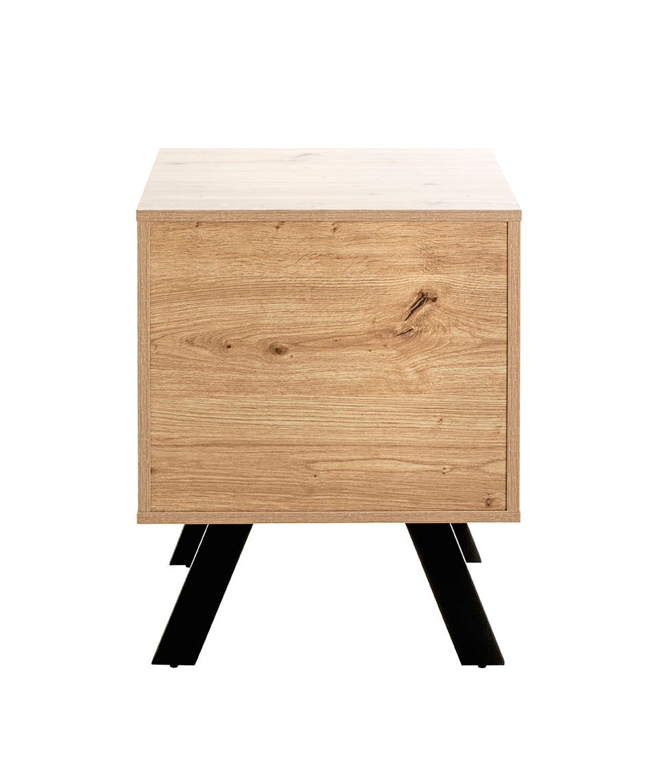 HAKU Möbel Konsole aus MDF kratzbeständig in Braun 45 x 40 x 60 cm