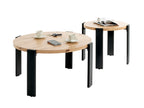 HAKU Möbel Couchtisch aus MDF kratzunempfindlich in Braun 75 x 42 cm