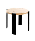 HAKU Möbel Beistelltisch aus MDF kratzunempfindlich in Braun 50 x 46 cm