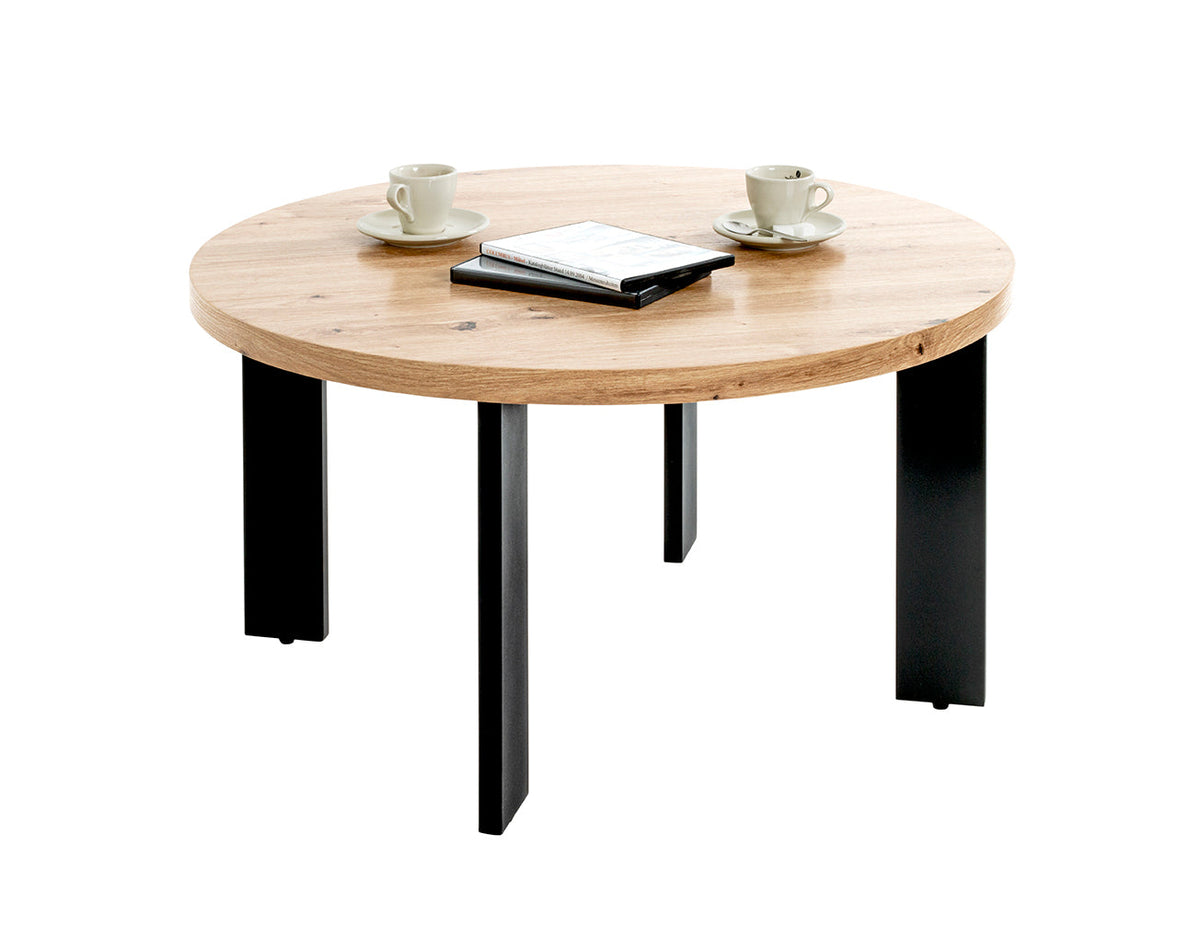 HAKU Möbel Couchtisch aus MDF kratzunempfindlich in Braun 75 x 42 cm