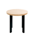 HAKU Möbel Beistelltisch aus MDF kratzunempfindlich in Braun 50 x 46 cm