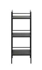 HAKU Möbel Regal aus Metall in Schwarz B 35-40 cm H 95-128 cm, 35 x 25 cm, H 95 cm