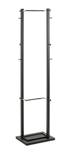 HAKU Möbel Garderobenständer aus Metall in Schwarz 40 x 30 x 175 cm